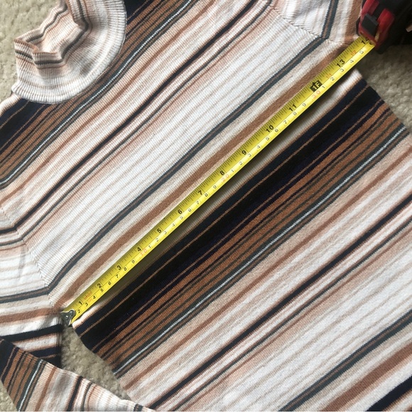 Forever 21 Striped Mock Neck Sweater Dress XS - Picture 5 of 7
